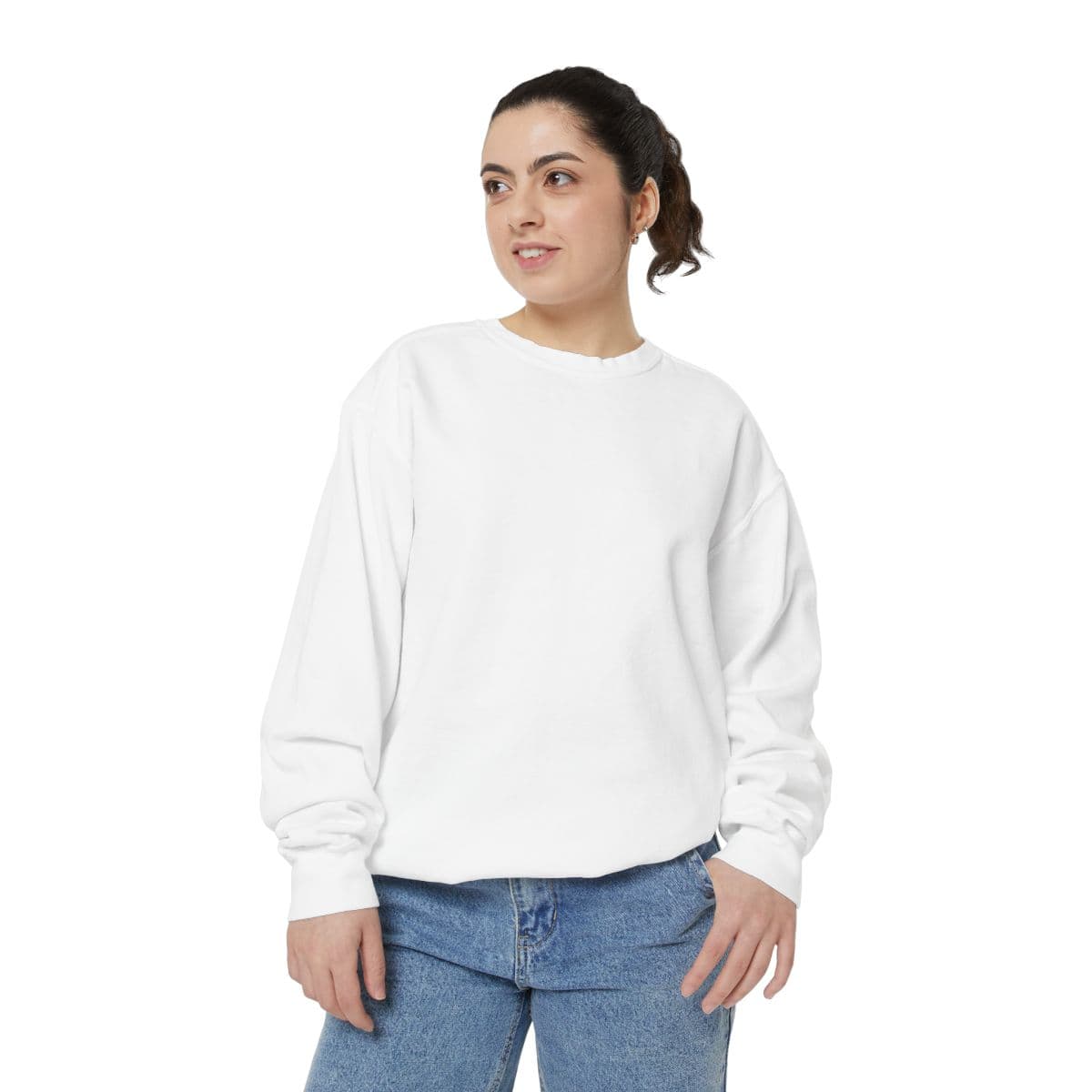 Custom Comfort Colors Garment-Dyed Sweatshirt with Your Photo or Text