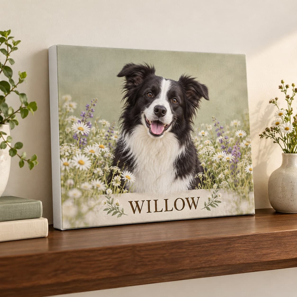 Custom Stretched Polyester Canvas Print with Your Photo or Text