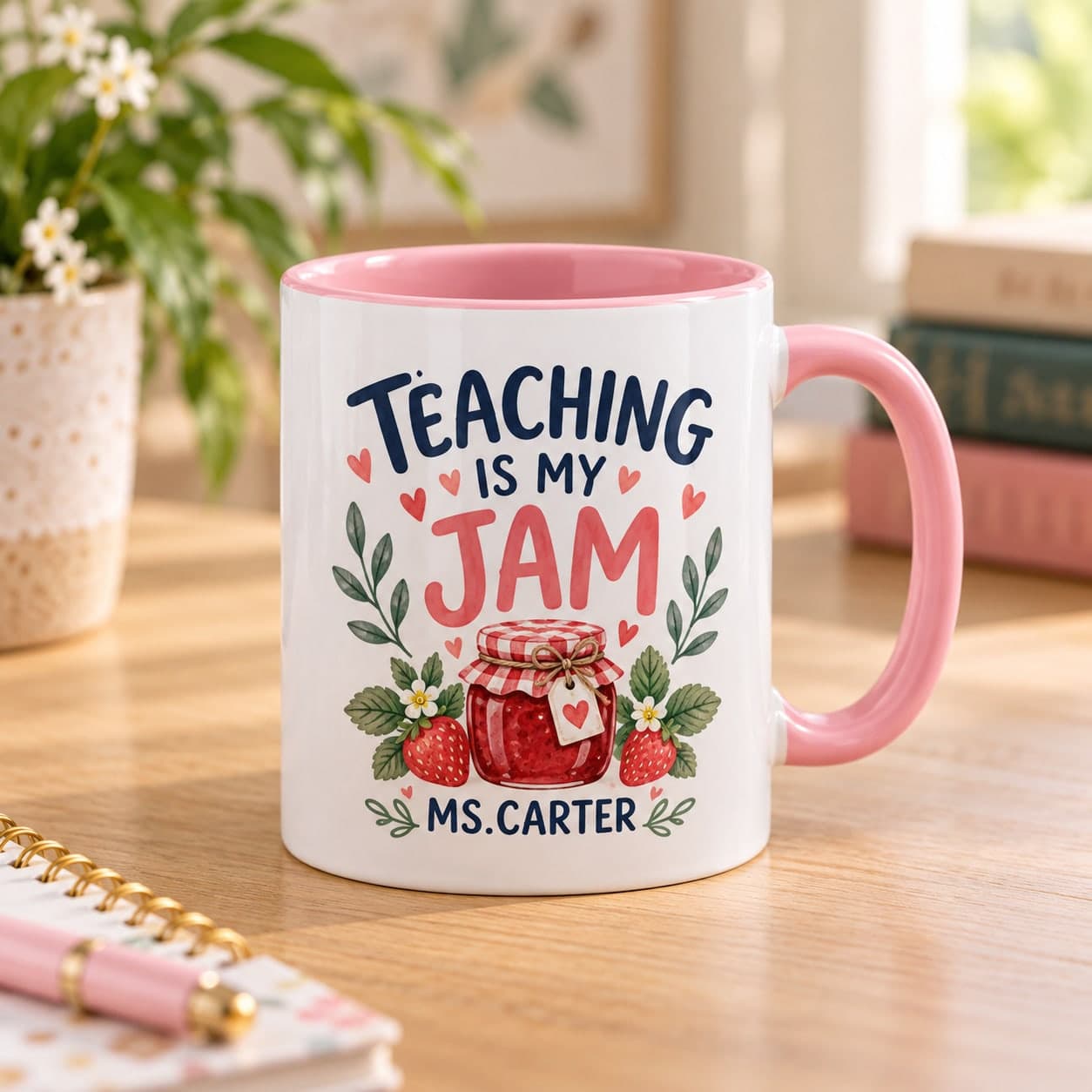 Custom High-Gloss Two-Tone Ceramic Coffee Mug with Your Photo or Text