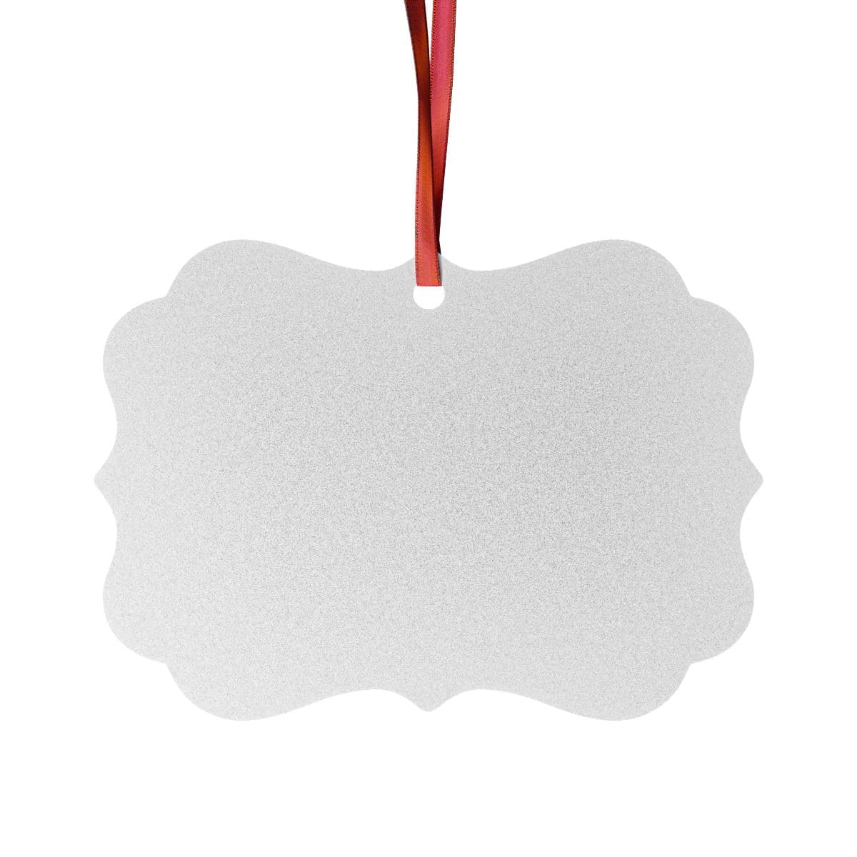 Plain aluminum ornaments (1pc, 5pcs, 10pcs, 20pcs), front view
