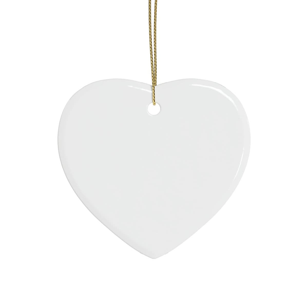 Plain ceramic ornaments (1pcs, 5pcs, 10pcs, 20pcs), front view