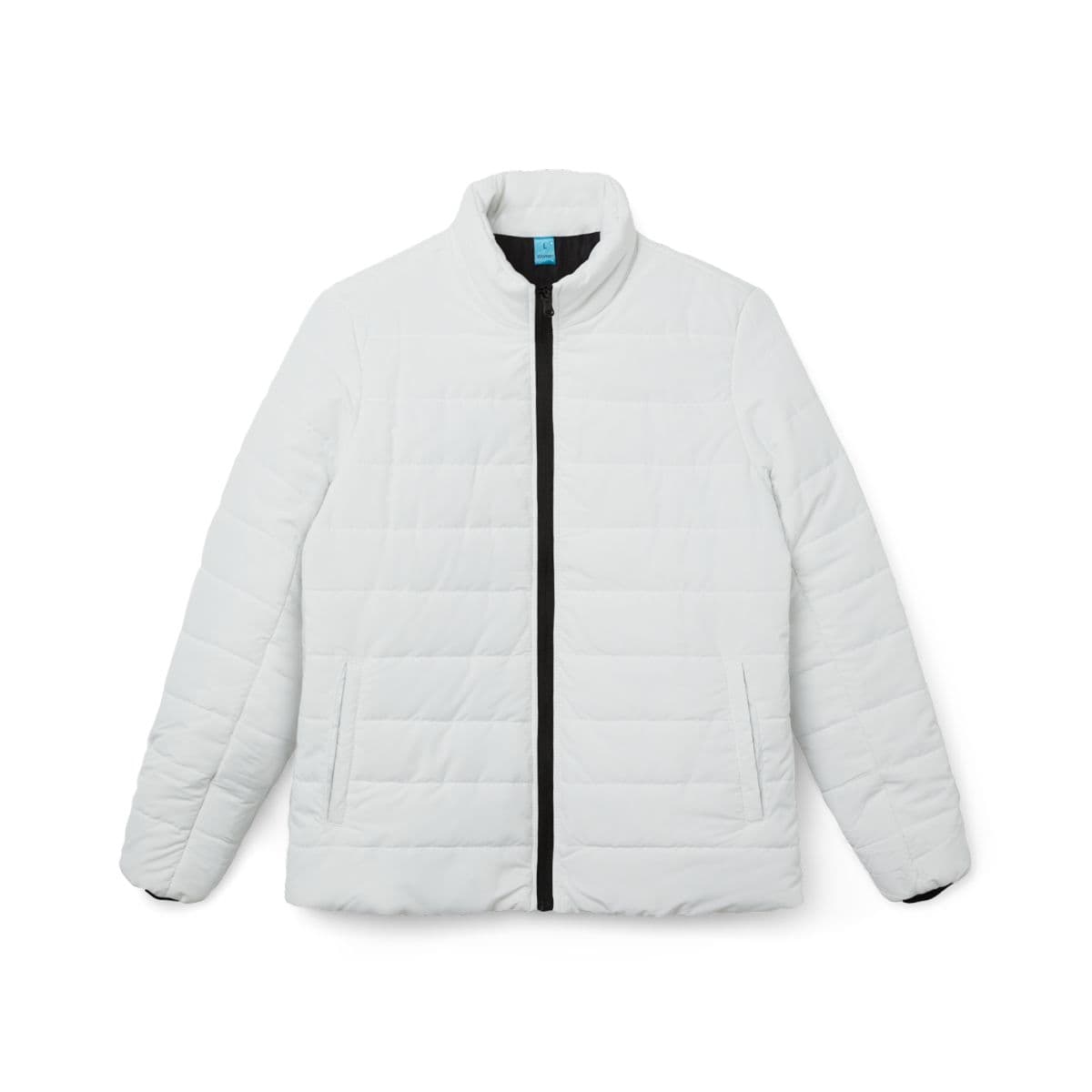 Plain women’s puffer jacket (aop), front view