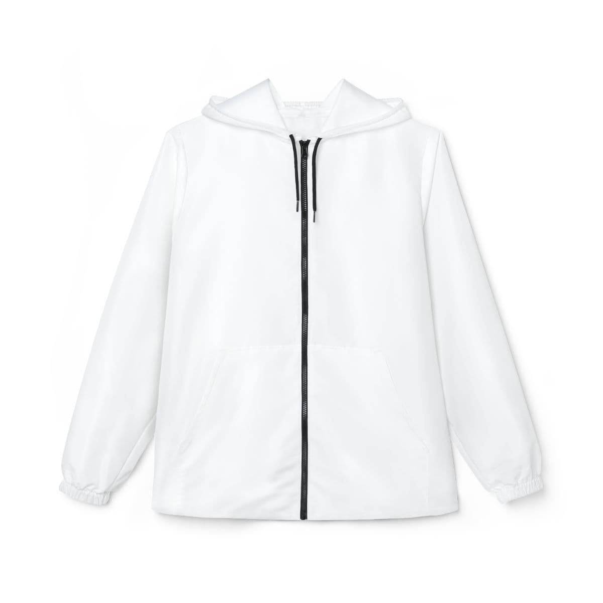 Plain windbreaker jacket (aop), front view