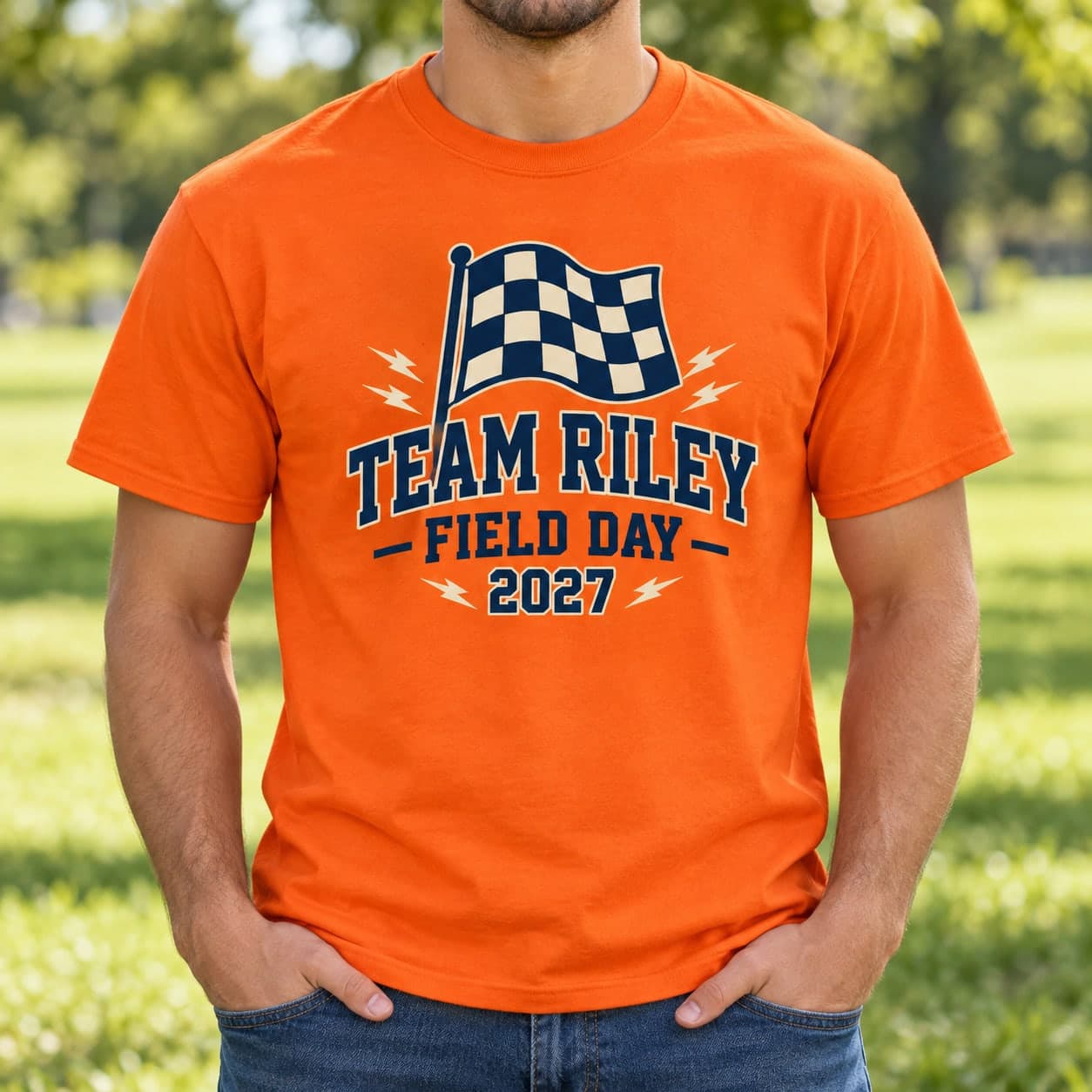 Custom Unisex USA-Made Midweight T-Shirt with Your Photo or Text