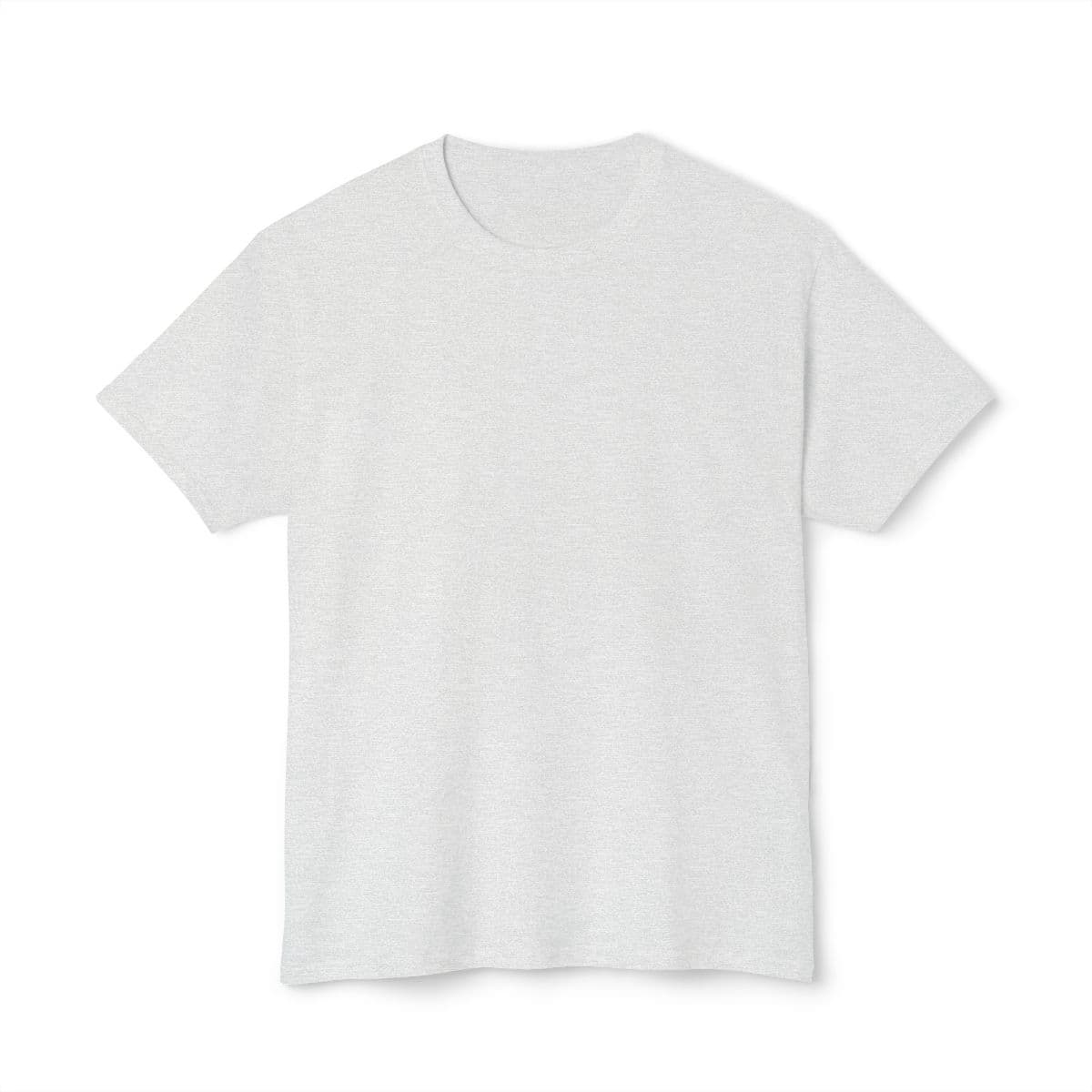 Plain ash unisex hd cotton™ t-shirt, front view