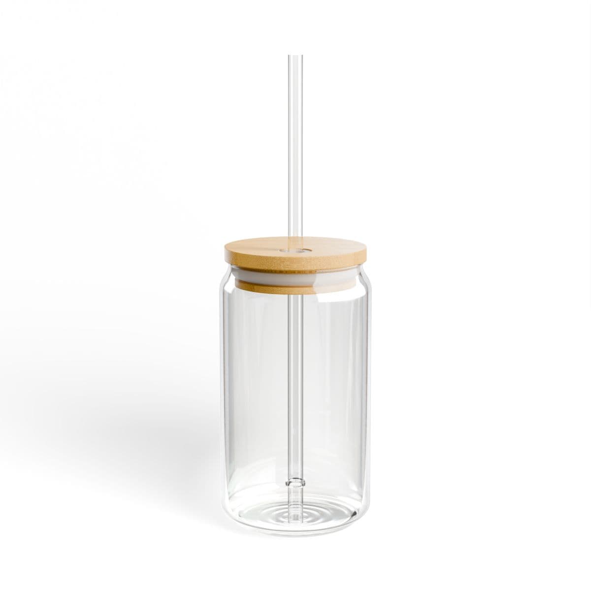 Plain sipper glass, 16oz, front view