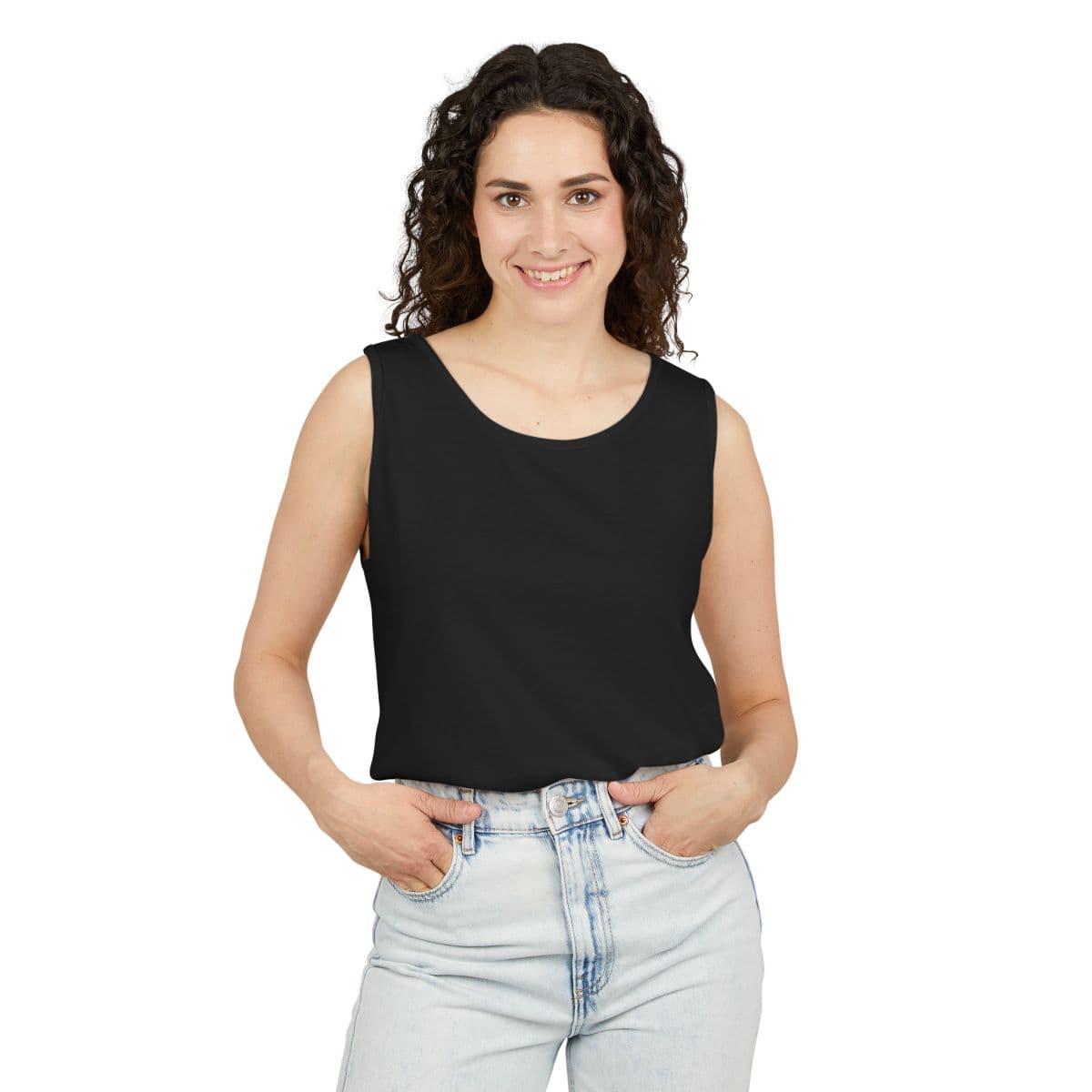 Custom Comfort Colors Garment-Dyed Tank Top with Your Photo or Text