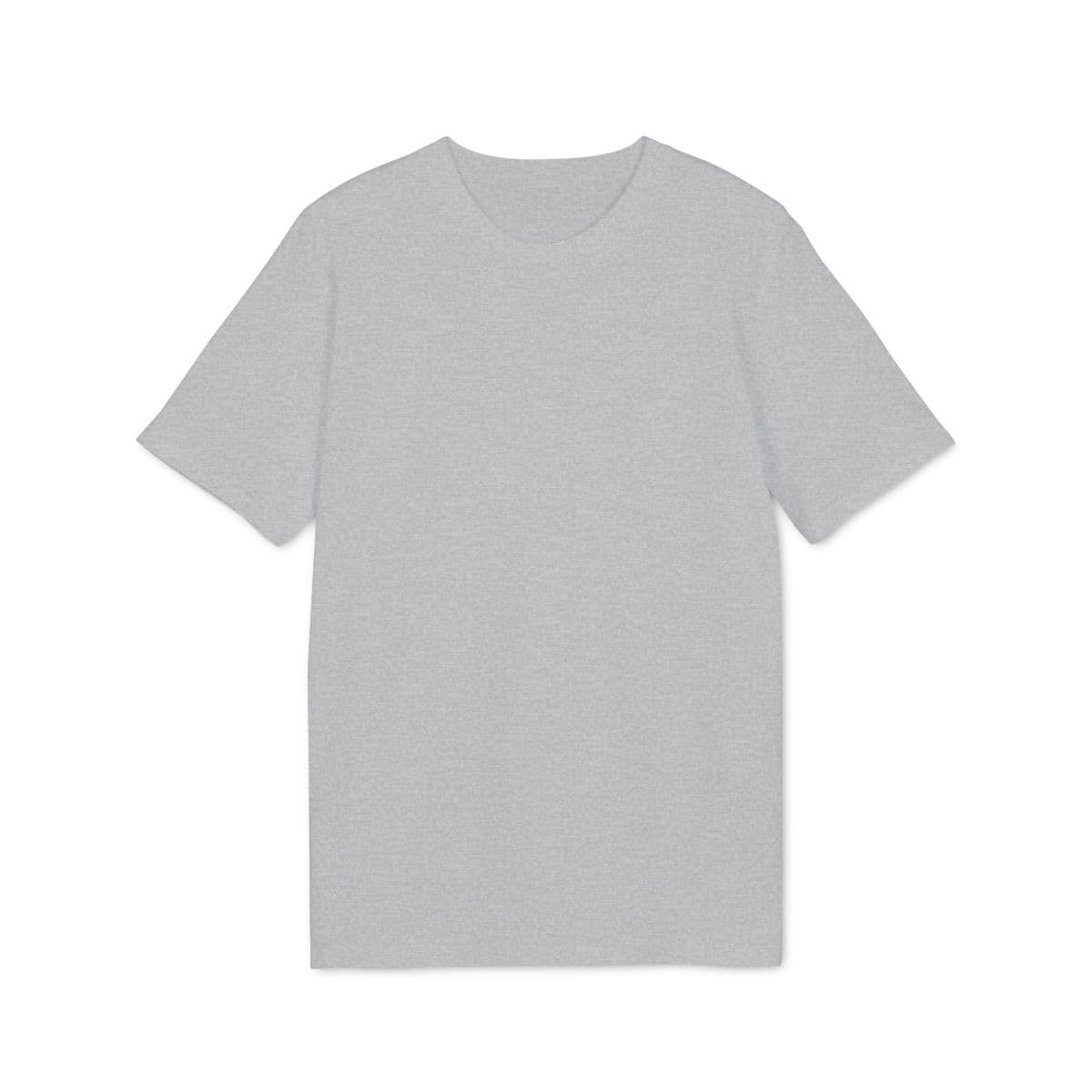 Plain heather grey unisex creator 2.0 t-shirt, front view