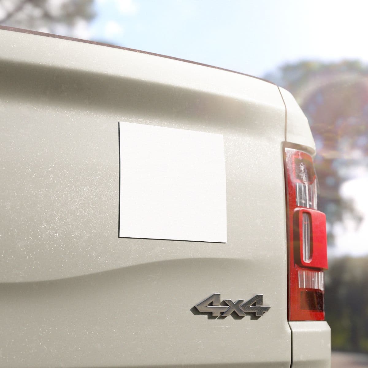 Custom Rectangular Weatherproof Car Magnet with Your Photo or Text