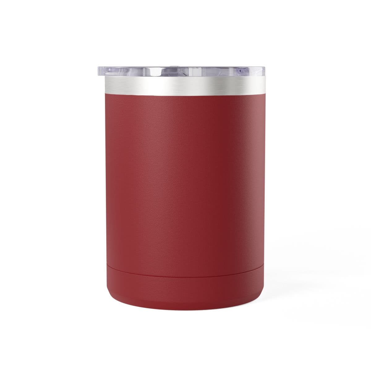 Plain maroon coffee mug tumbler, 15oz, front view