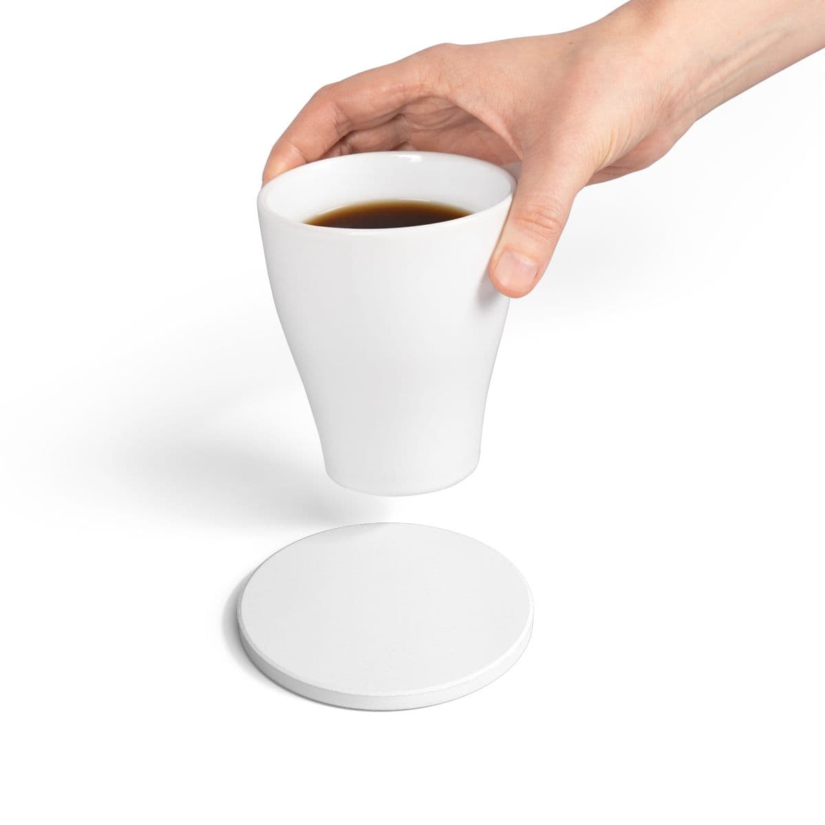 Custom Round or Square Ceramic Coaster with Your Photo or Text