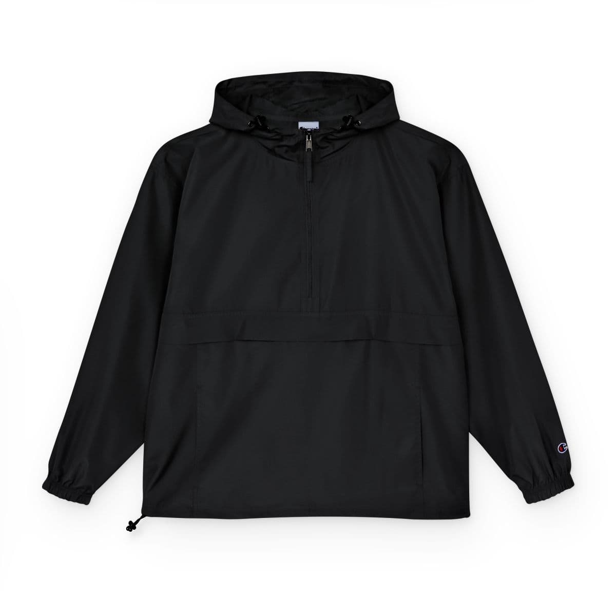 Plain product in black, front view