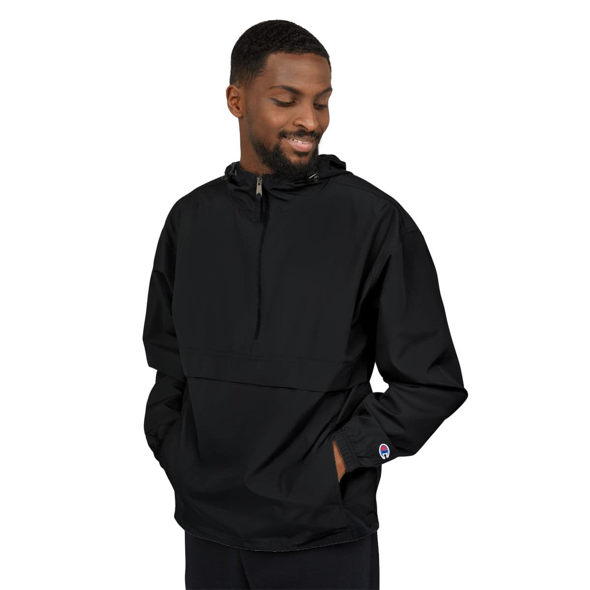 Custom Embroidered Packable Anorak Jacket with Your Logo or Text