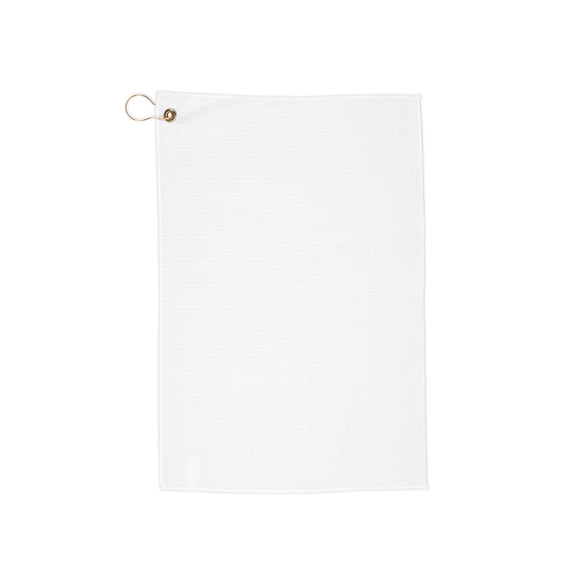Plain golf towels, front view