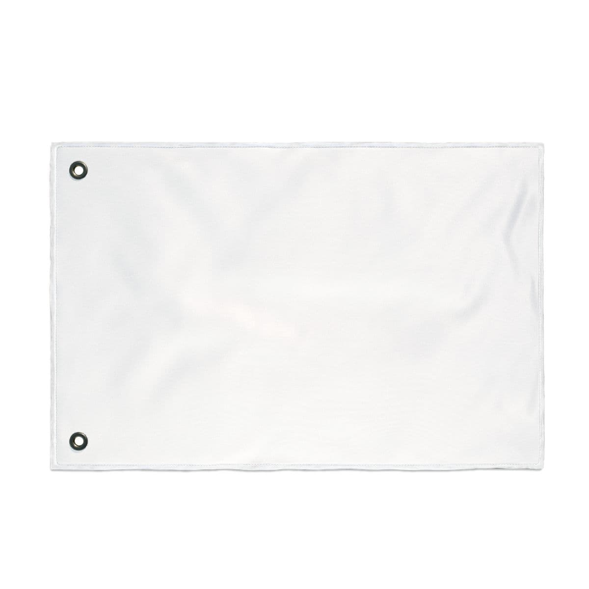 Plain double sided flag, front view