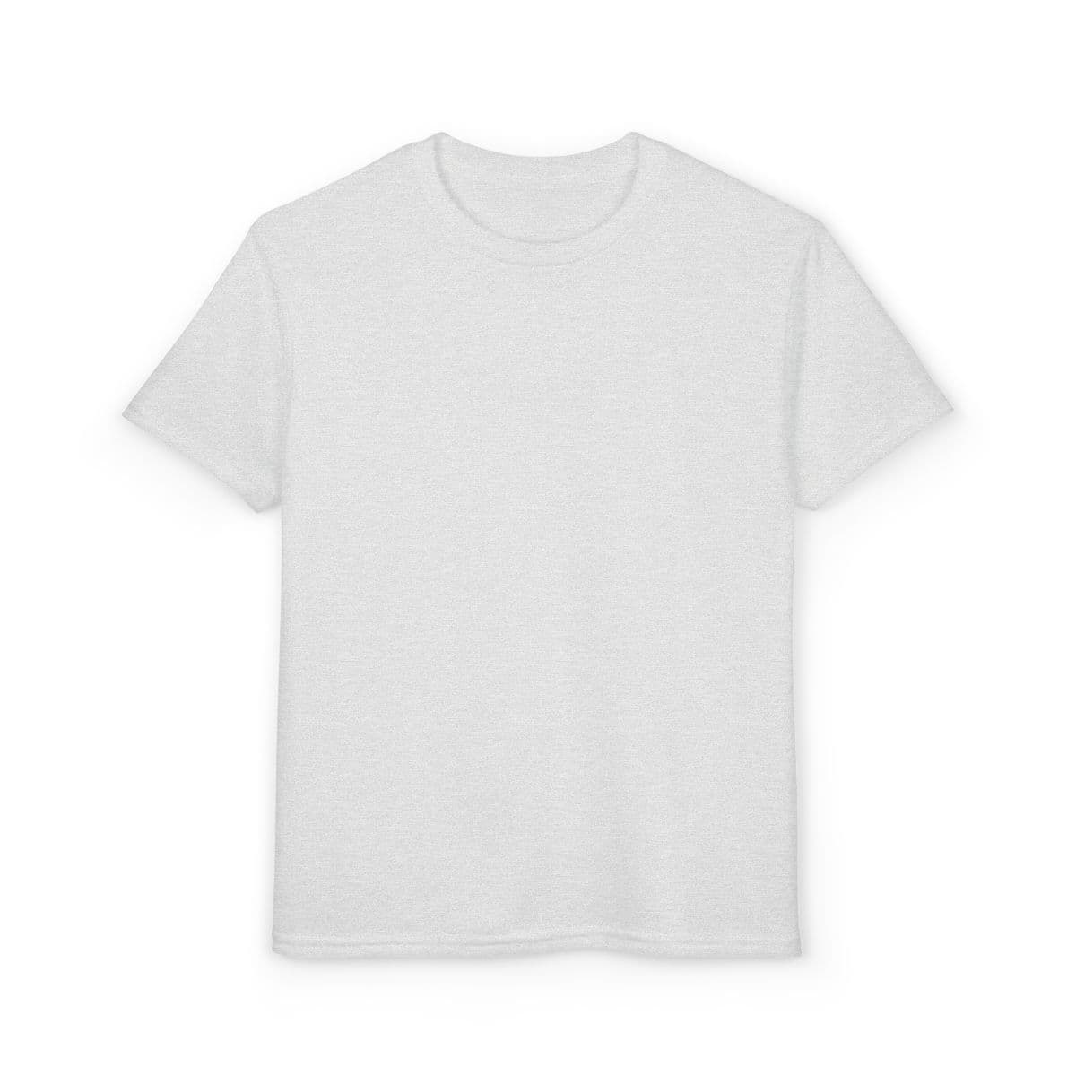 Plain ash youth dryblend® t-shirt, front view