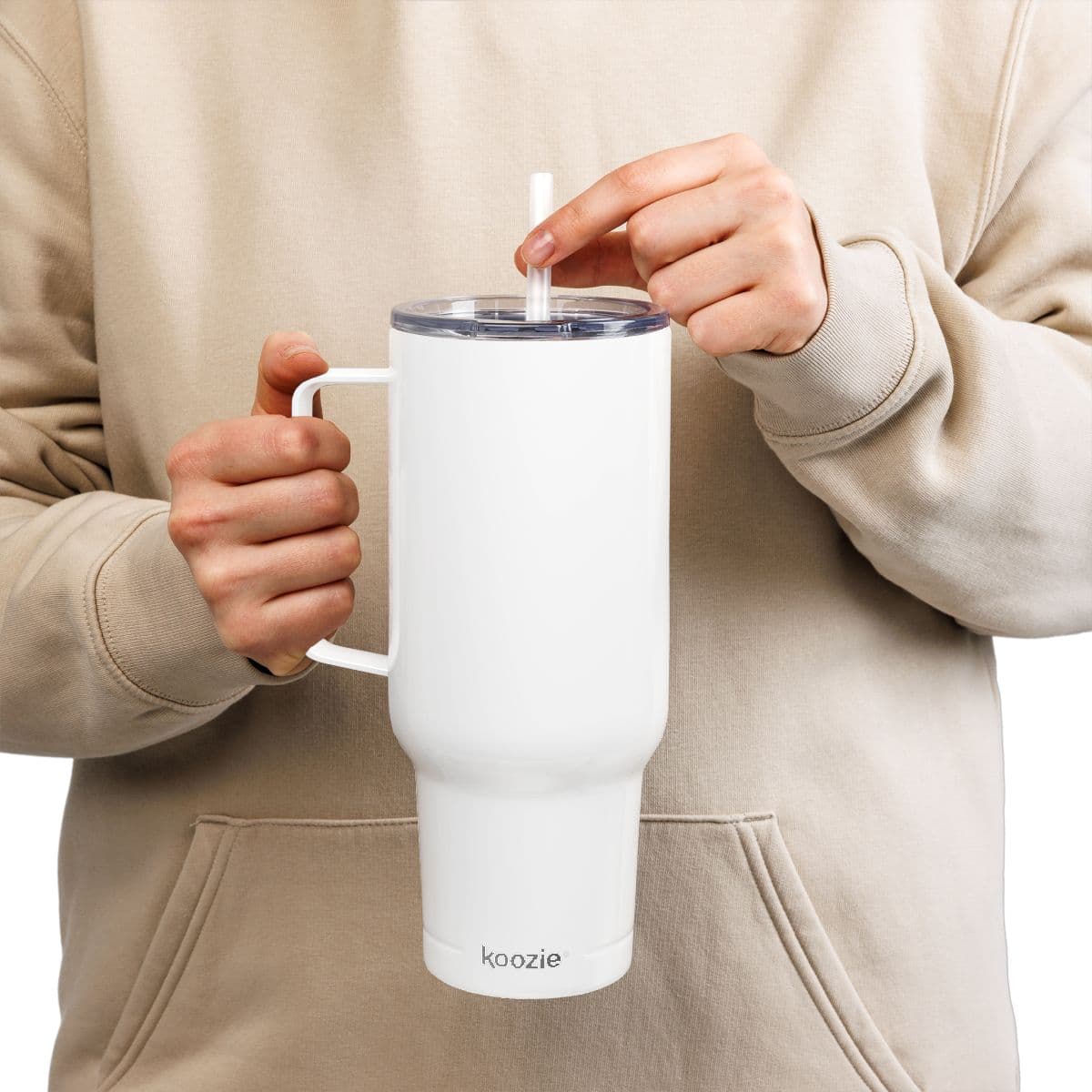 Custom Engraved 40 oz Double-Wall Steel Tumbler with Your Name or Logo