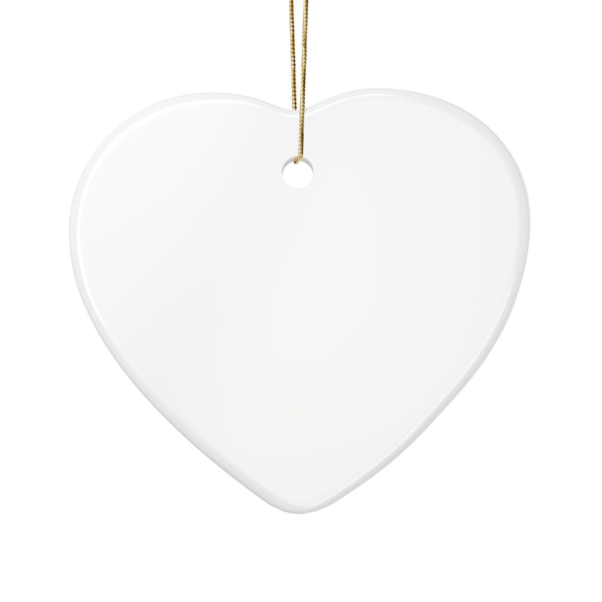 Plain decorative ornament, front view