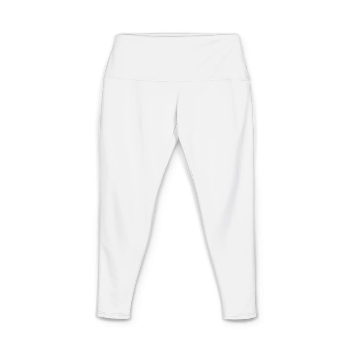 Plain women's yoga pants (aop), front view
