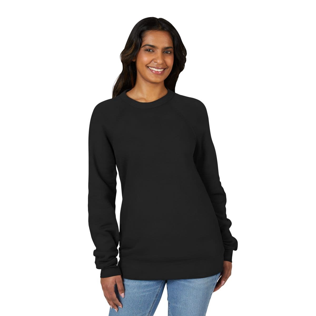 Custom Unisex Sponge Fleece Raglan Sweatshirt with Your Photo or Text