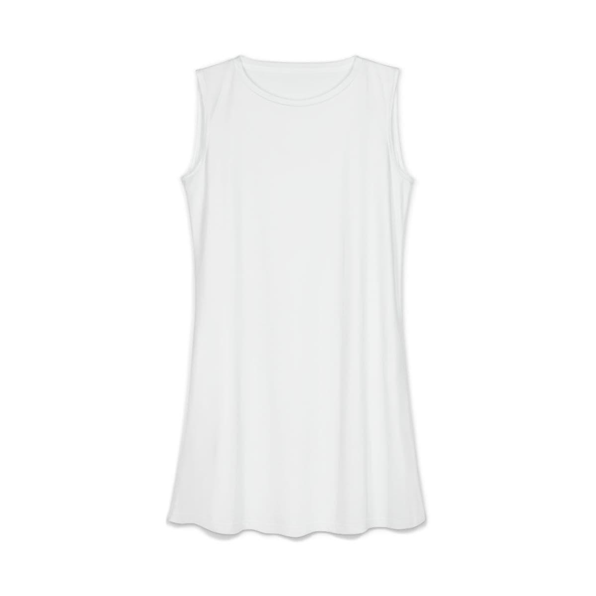 Plain women's casual dress (aop), front view