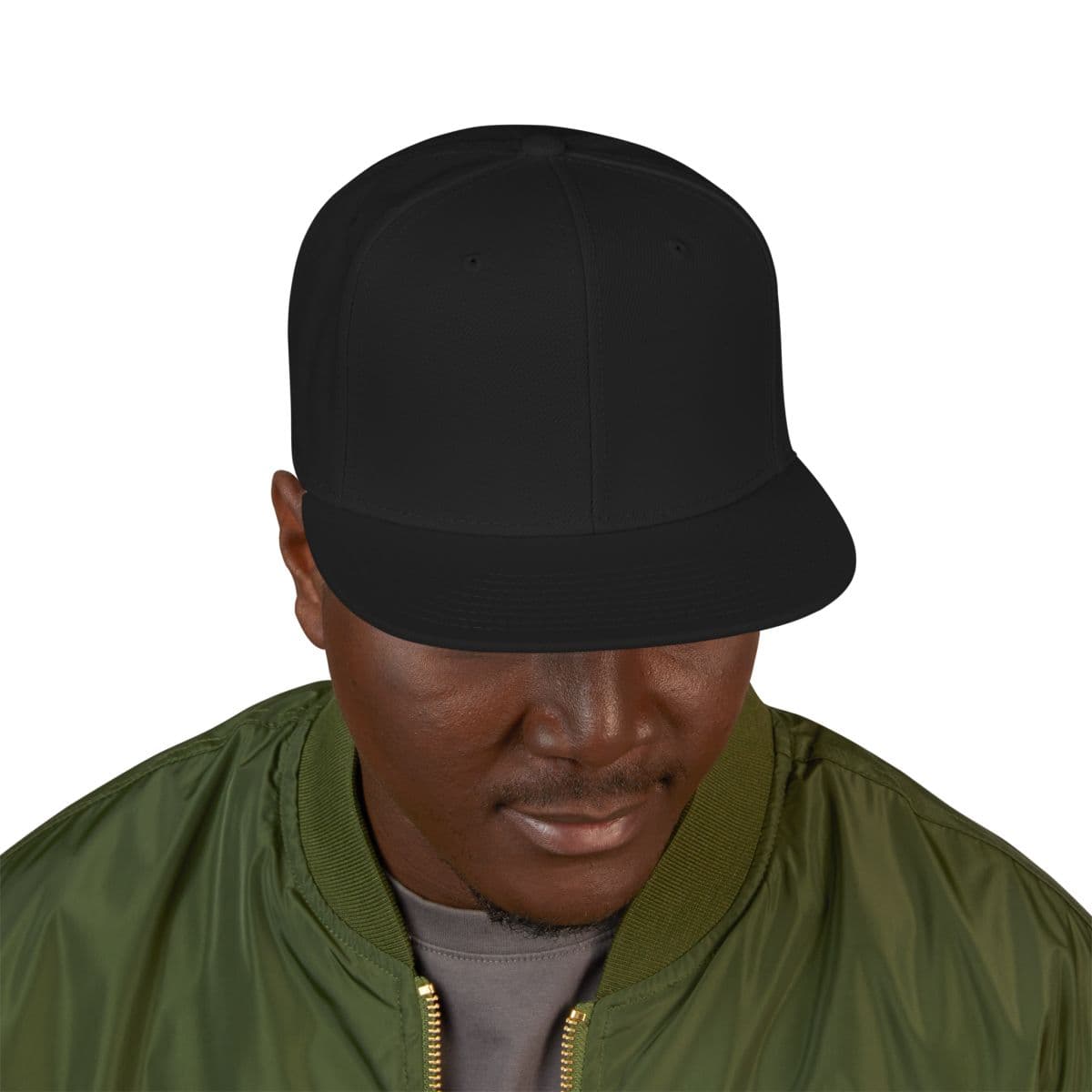Custom Embroidered 6-Panel Snapback Hat with Your Logo or Text