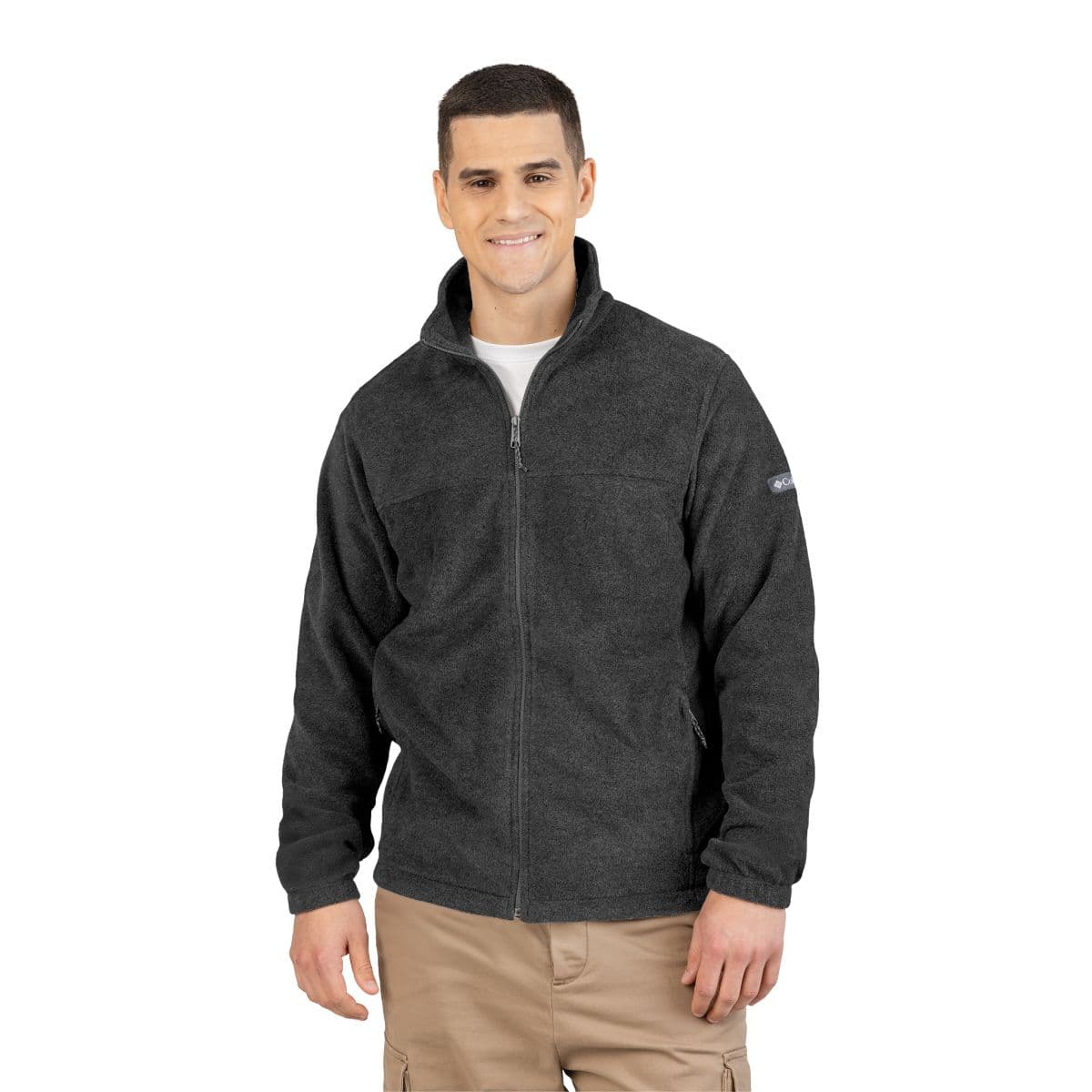 Custom Embroidered Athletic Fit Fleece Jacket with Your Logo or Text