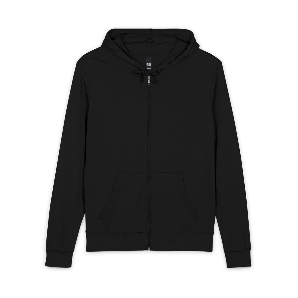 Plain product in black, front view