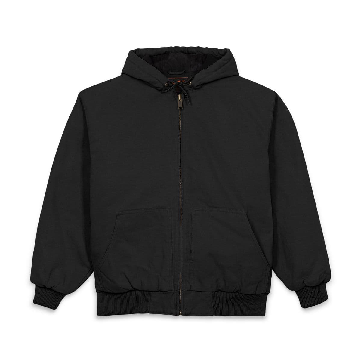 Plain product in black, front view