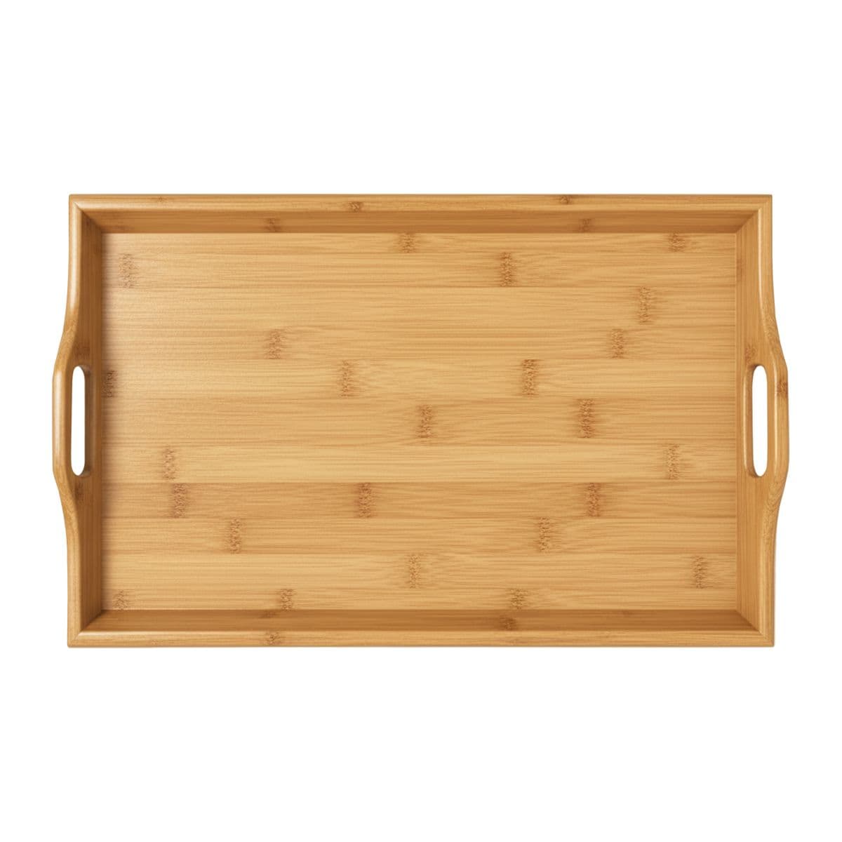 Custom Serving Tray, Engraved Bamboo with Your Name