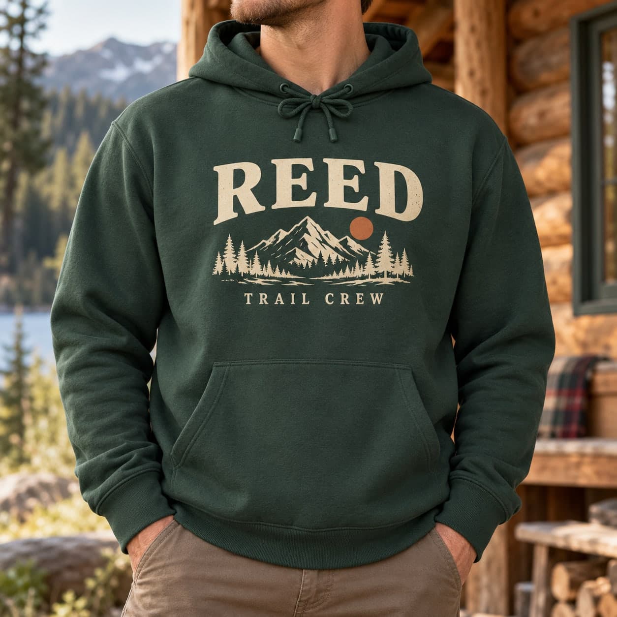 Custom Unisex Heavyweight Hoodie with Your Photo or Text