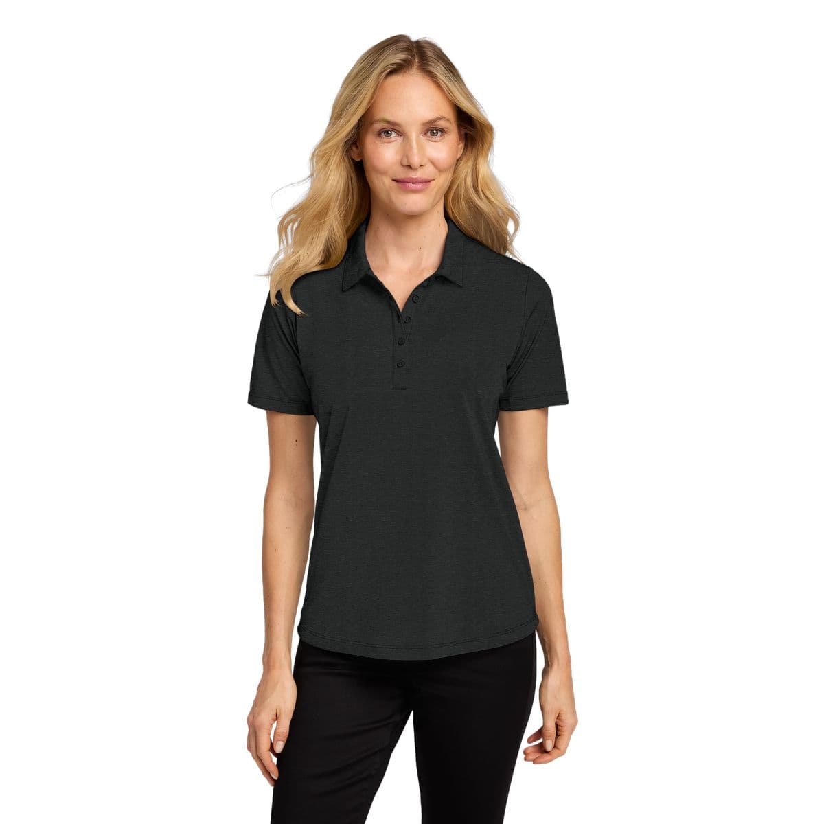 Custom Embroidered Ladies Pique Polo Shirt with Your Logo or Text