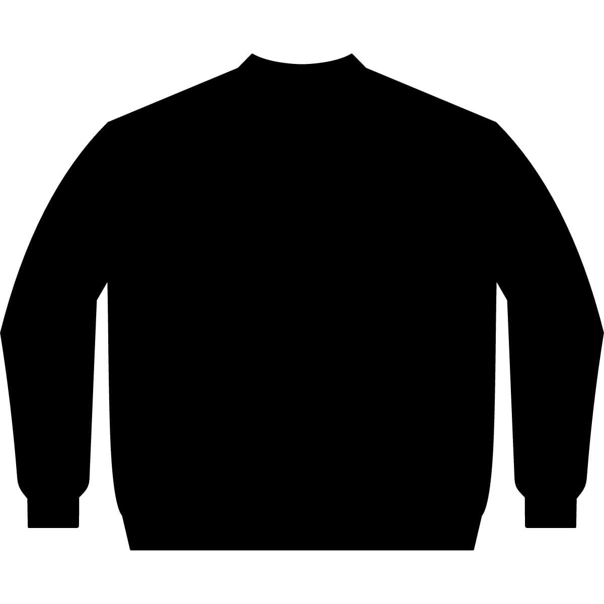 Plain black unisex softstyle® midweight q-zip sweatshirt, front view