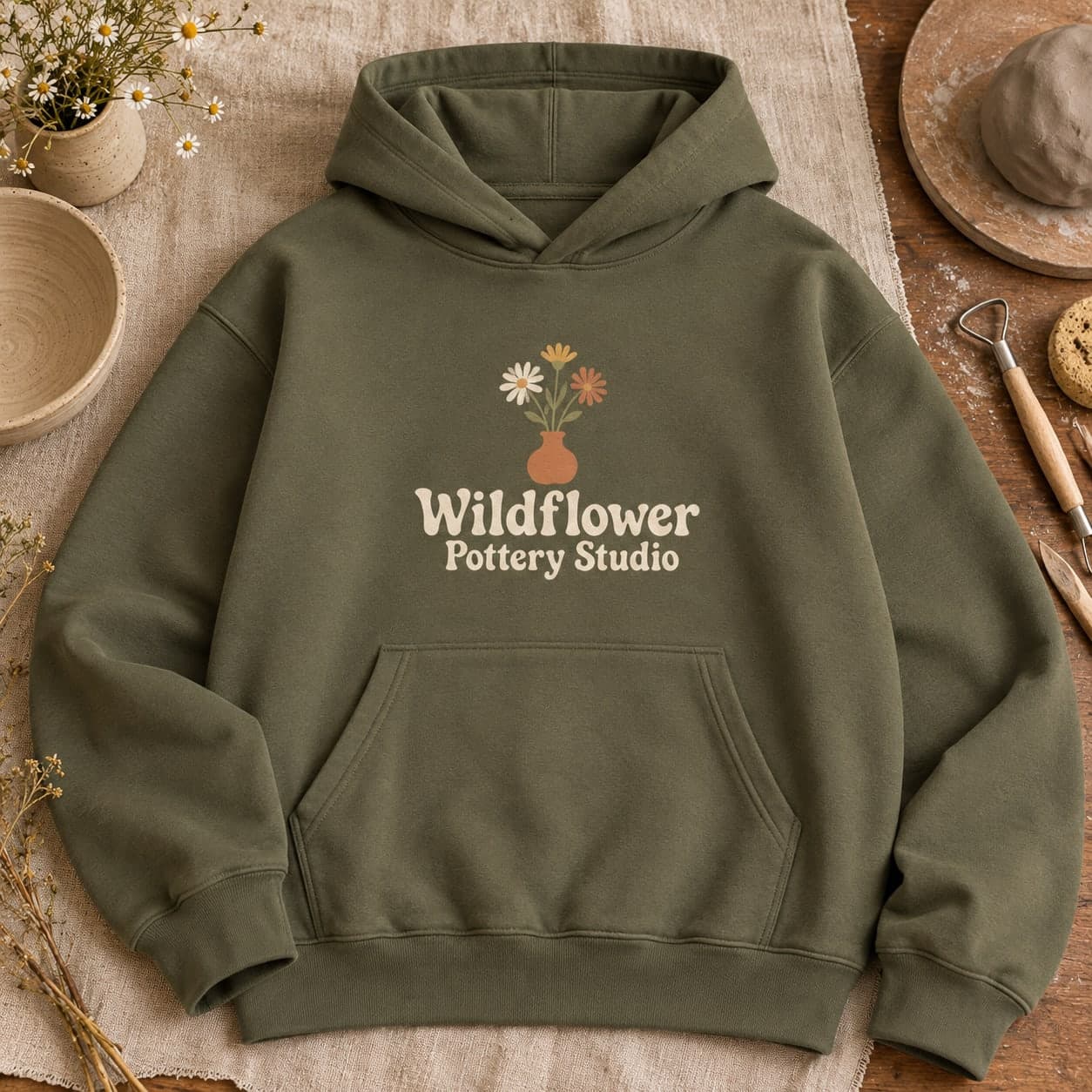 Custom Unisex Heavyweight Drop Shoulder Hoodie with Your Photo or Text