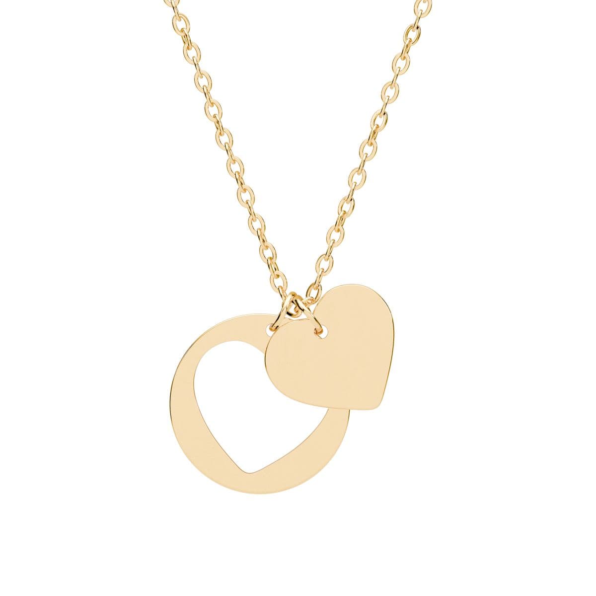 Custom Heart Cutout Necklace with Your Name