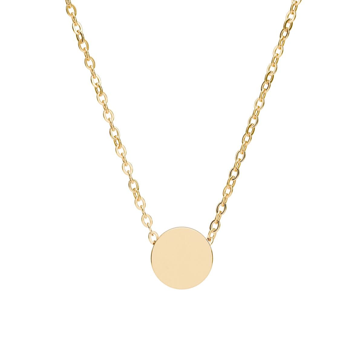 Custom Initial Necklace, Engraved