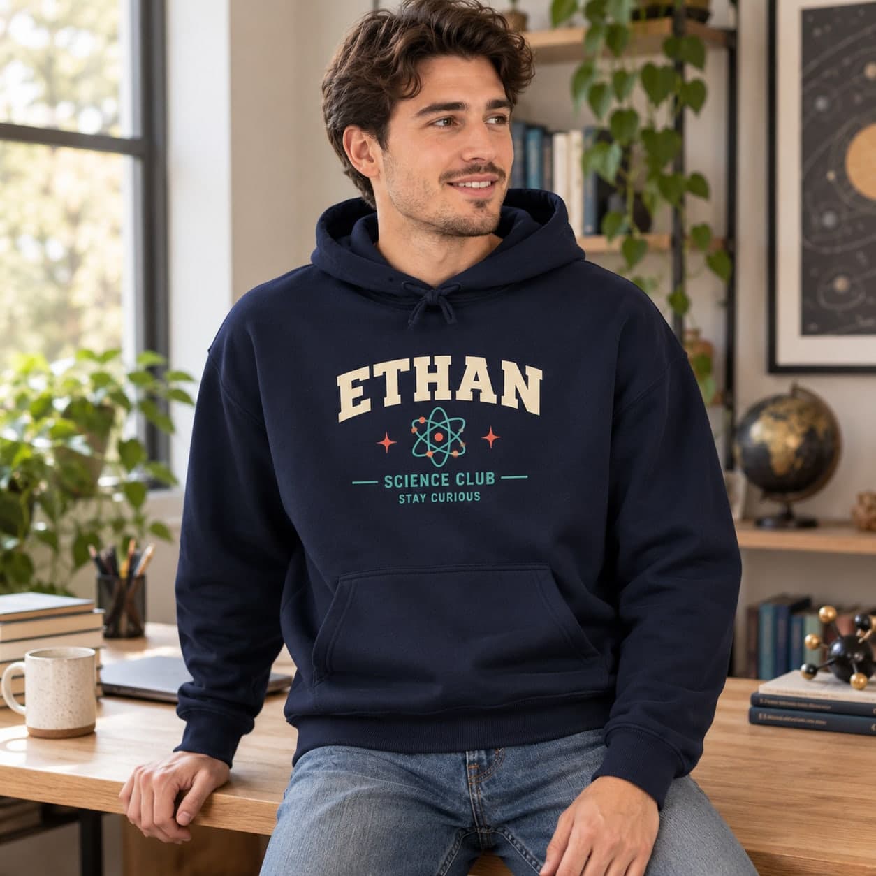 Custom Unisex Relaxed Fit Hoodie with Your Photo or Text