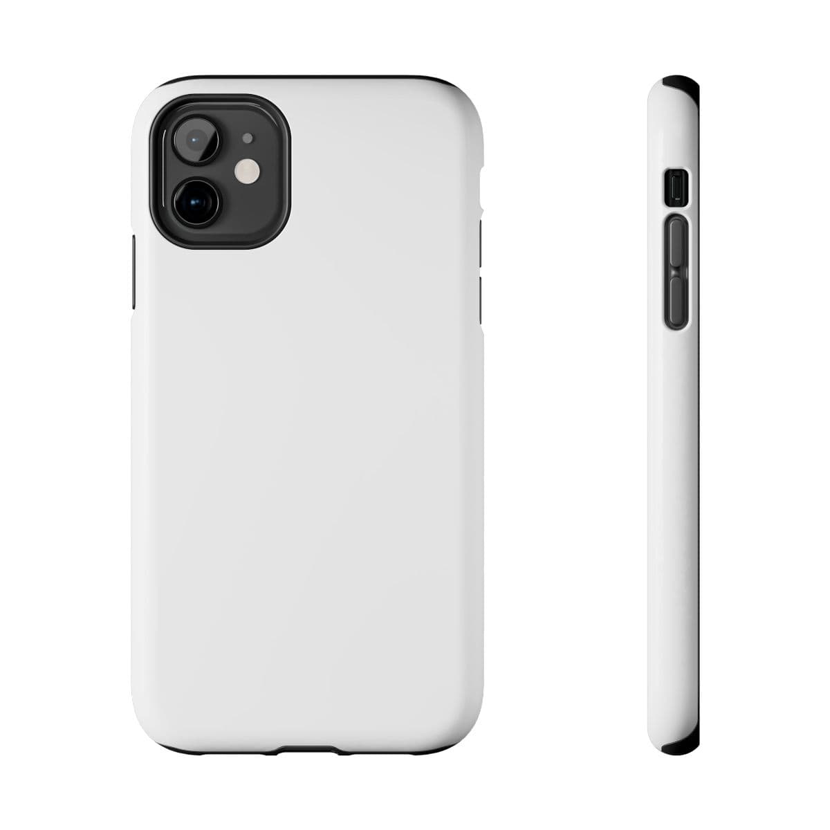 Plain tough phone cases, front view