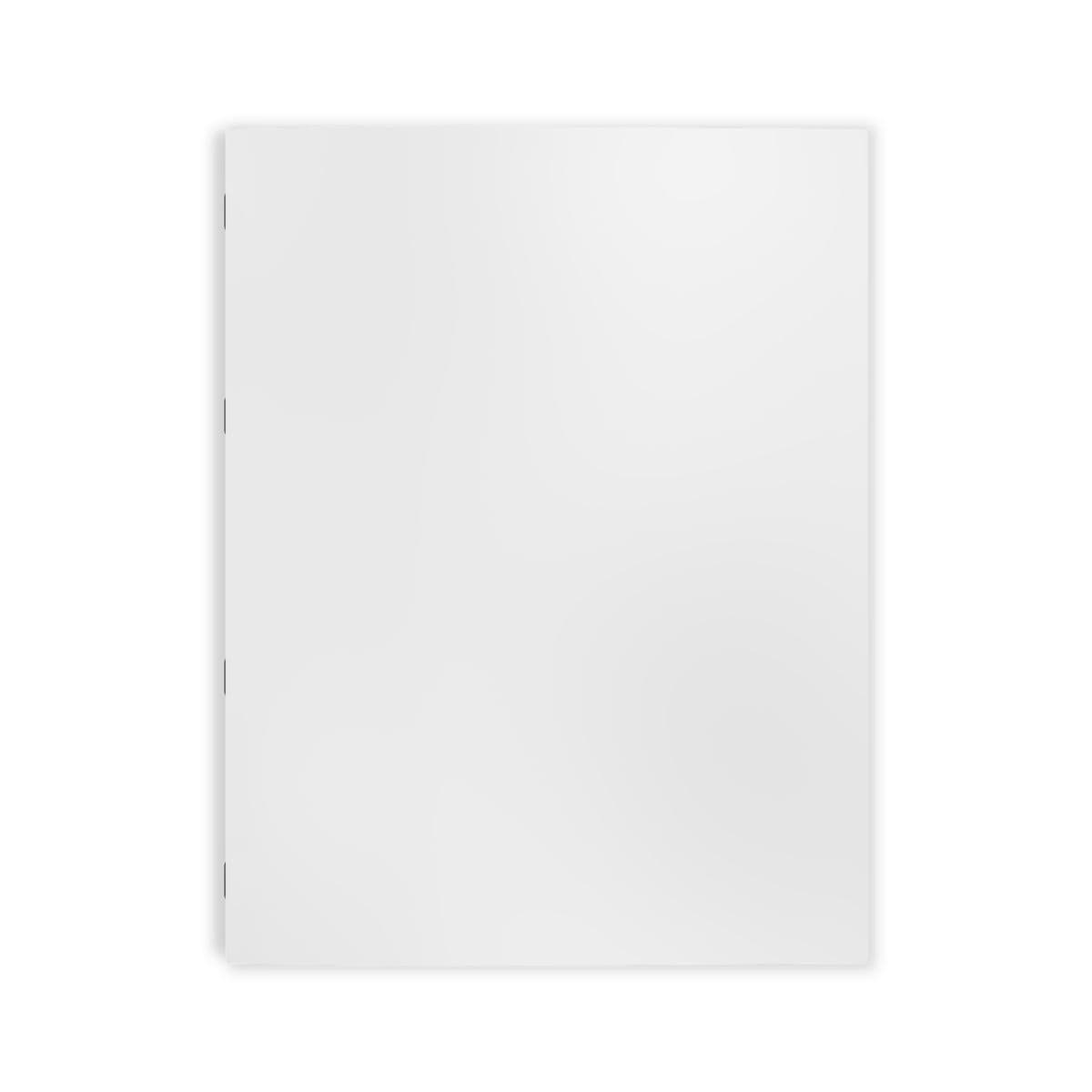 Plain coloring book, front view