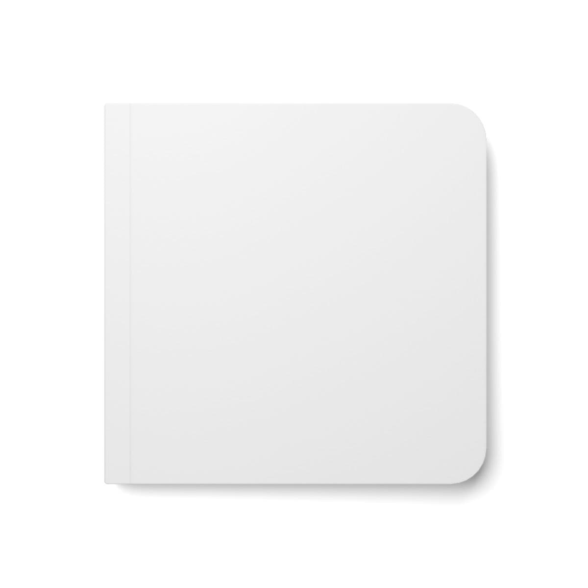 Plain board book, front view
