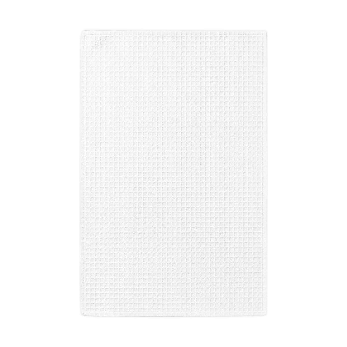 Plain waffle weave kitchen hand towel, front view