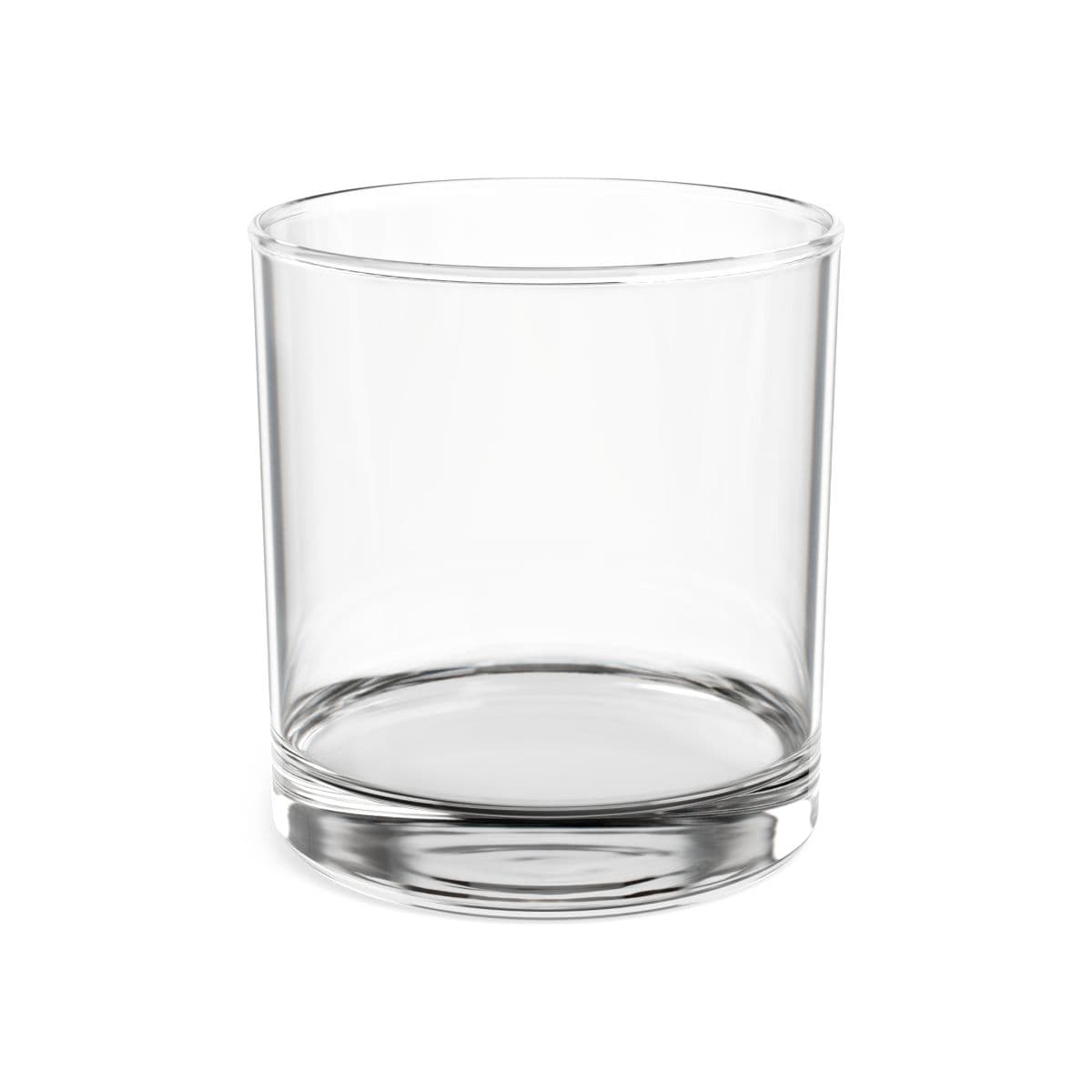 Plain rocks glass, 10oz (engraving), front view