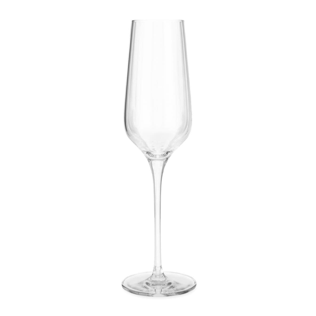 Plain champagne glass, 8.25 oz (engraving), front view