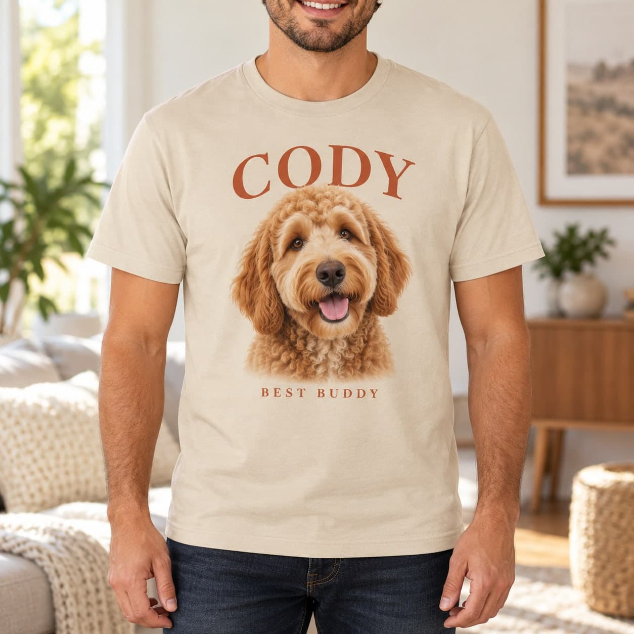 Custom Gildan Lightweight Cotton T-Shirt with Your Photo or Text