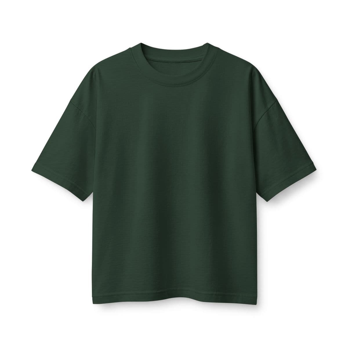 Plain forest women's 6-ounce heavyweight tee, front view