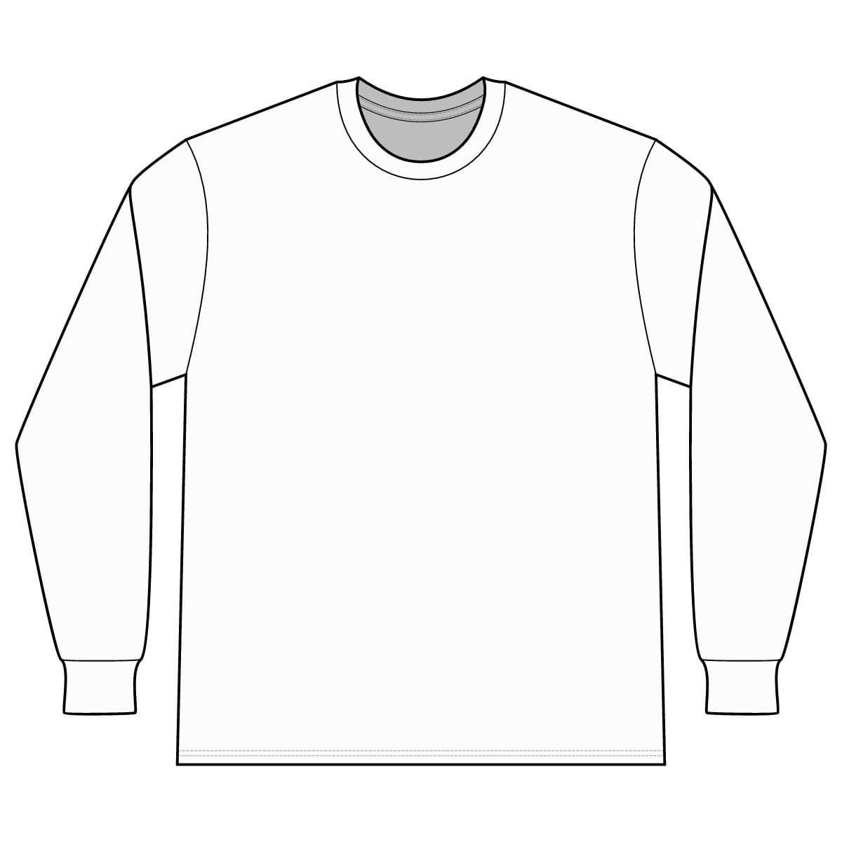 Plain white essential mock turtleneck, front view
