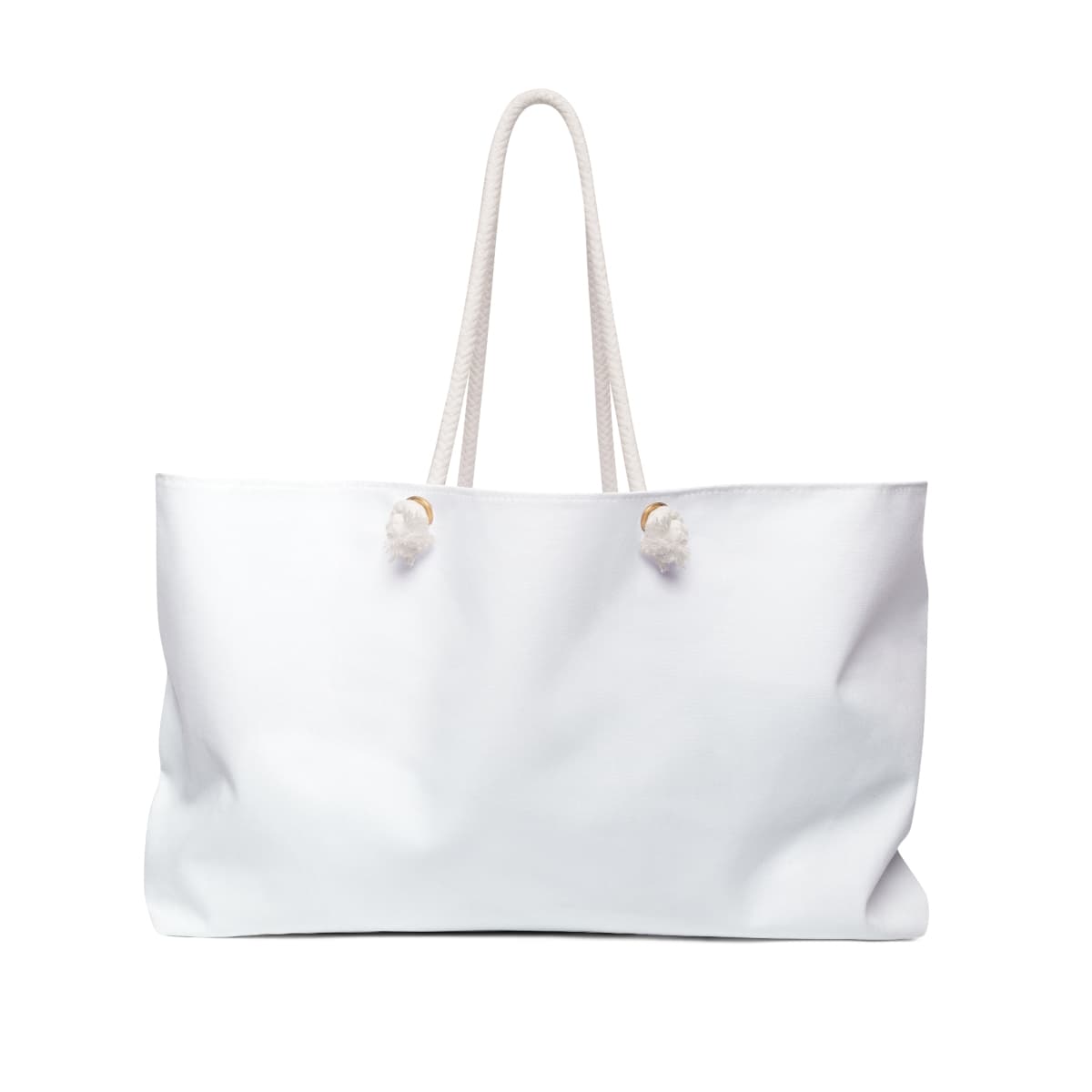 Plain weekender bag, front view