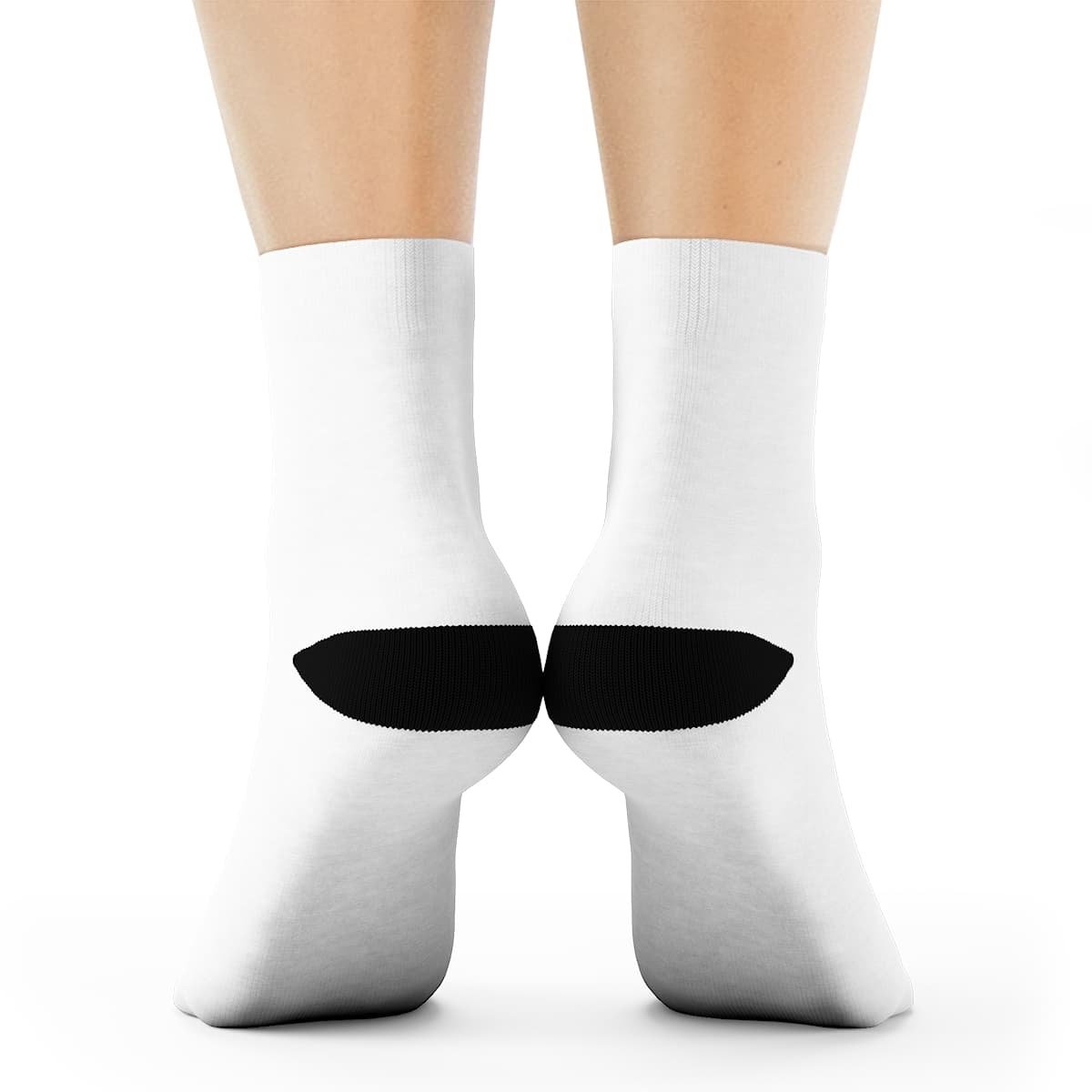 Custom Ankle to Crew Length Polyester Socks with Your Photo or Text
