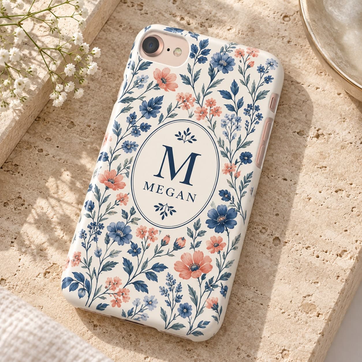 Custom Snap-On Polycarbonate Phone Case with Your Photo or Text