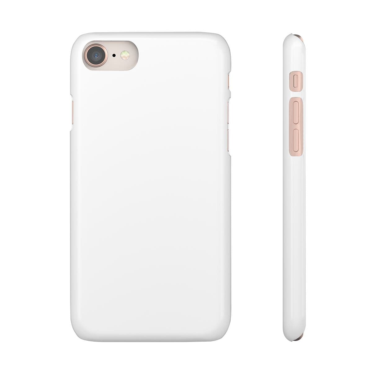 Plain snap cases, front view